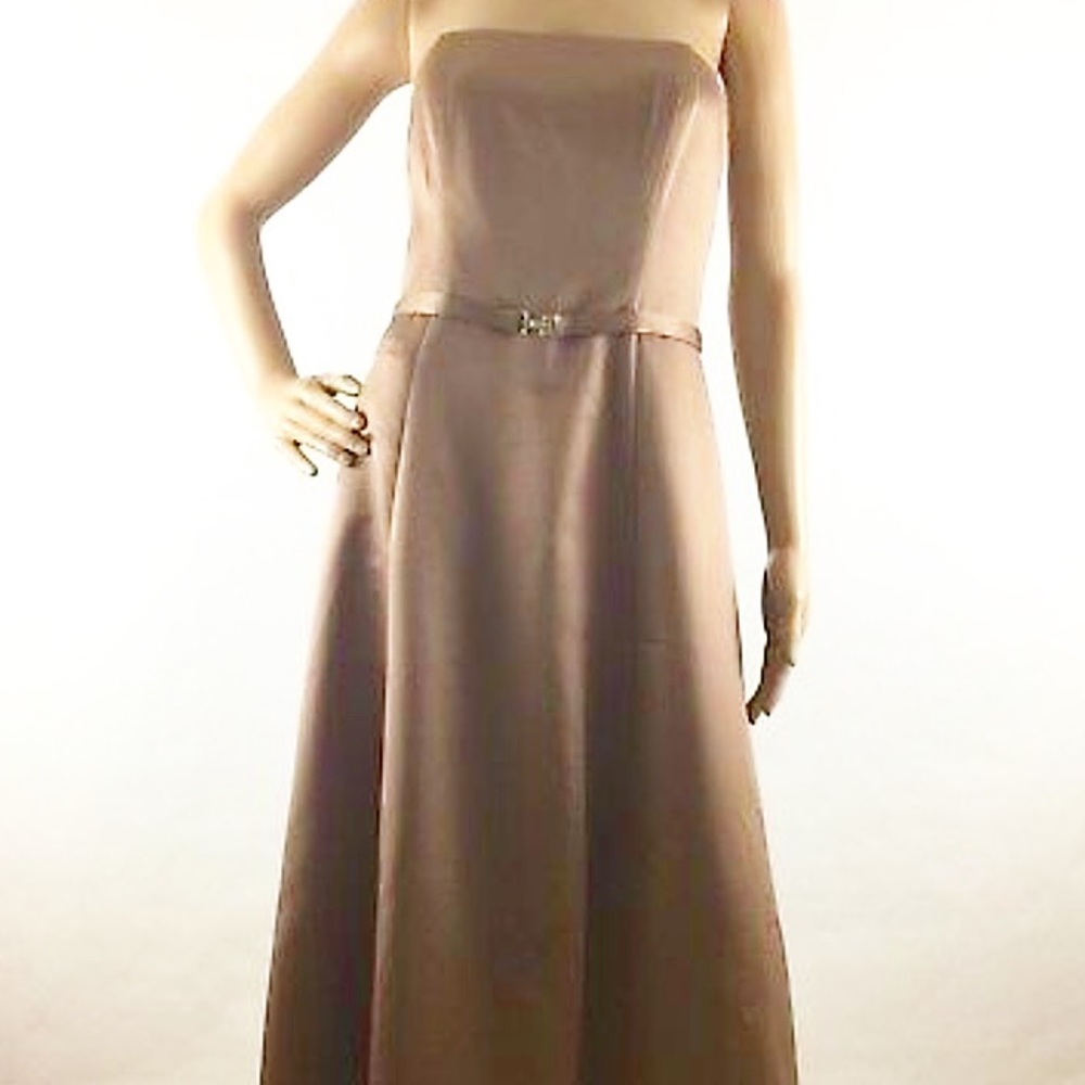 Michaelangelo Ladies Size 8 Bridesmaid Dress Strapless Tube Zip Back Style 8355